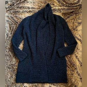 Marc O’Polo Navy Boucle Cardigan with Side Pockets